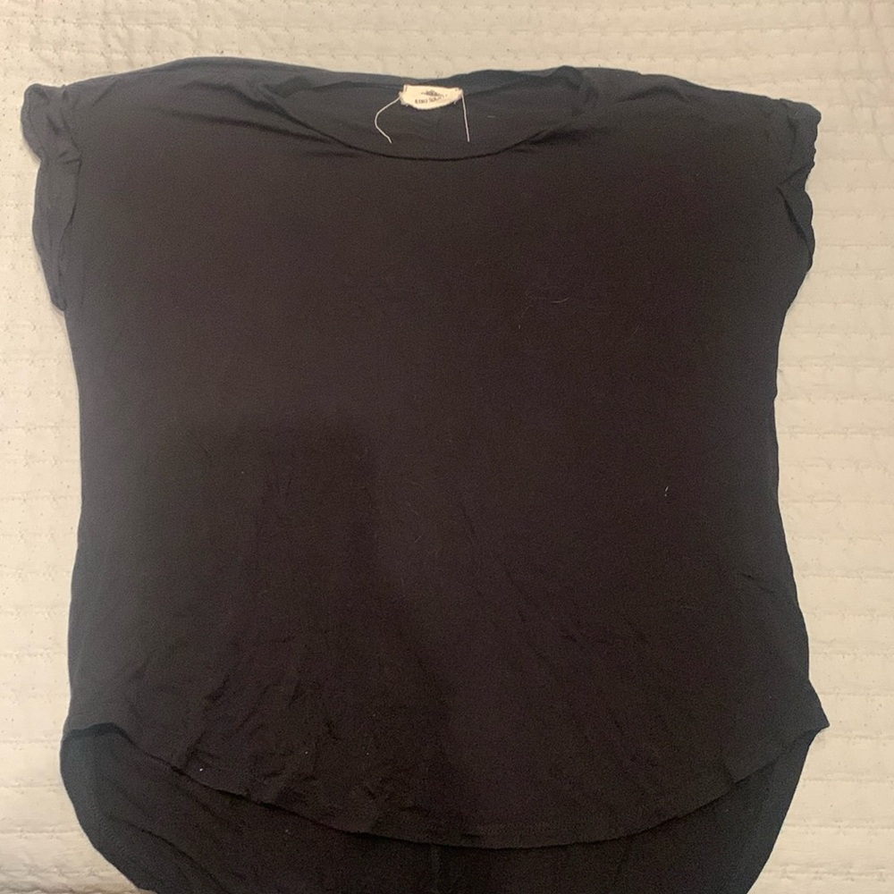 Rebel society- plain black t-shirt